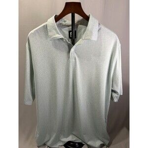 FootJoy Polo Shirt Mens XL Mint Green/ White Golf Polo